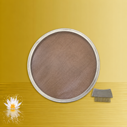 Räuchersieb Edelstahl 11.5 cm mit Bürstchen