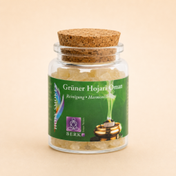 Hojari (Hogari) GRÜNER Weihrauch im Glas