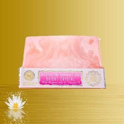 Natürliche handgemachte Seife Bright crystal - Sanftes Rosa