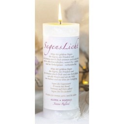 Ritualkerze gross Segens Licht  - Segnen mit Licht und Liebe