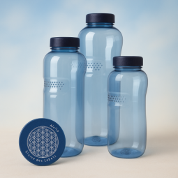 Wasserflasche 0.75 Liter aus Tritan – mit Blume des Lebens