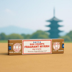 Satya Myrrhe – Räucherstäbchen mit warm-harzigem Duft
