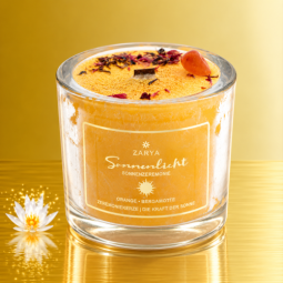 Zeremoniekerze gross Sonnenlicht – Orange & Bergamotte