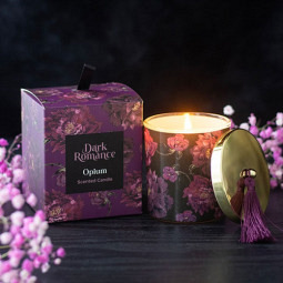 Duftkerze Opium „Dark Romance“ – im Glas mit Deckel