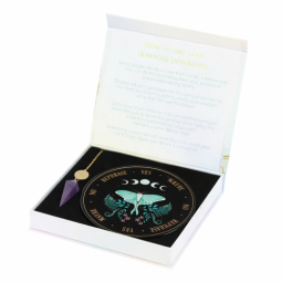 Amethyst Pendel – im Set mit Antworttafel & Geschenkbox