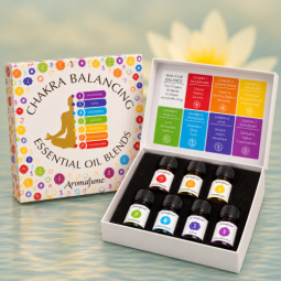 Aromafume  Chakra Geschenkset – 7 ätherische Öle